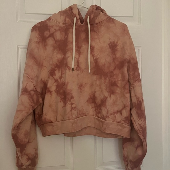 GAP Women's Pink Tie-Dye Hoodie - Picture 1 of 2